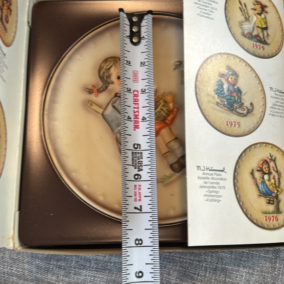 Vintage Annual M.J. Hummel Plate 1980 Goebel - Picture 8 of 8